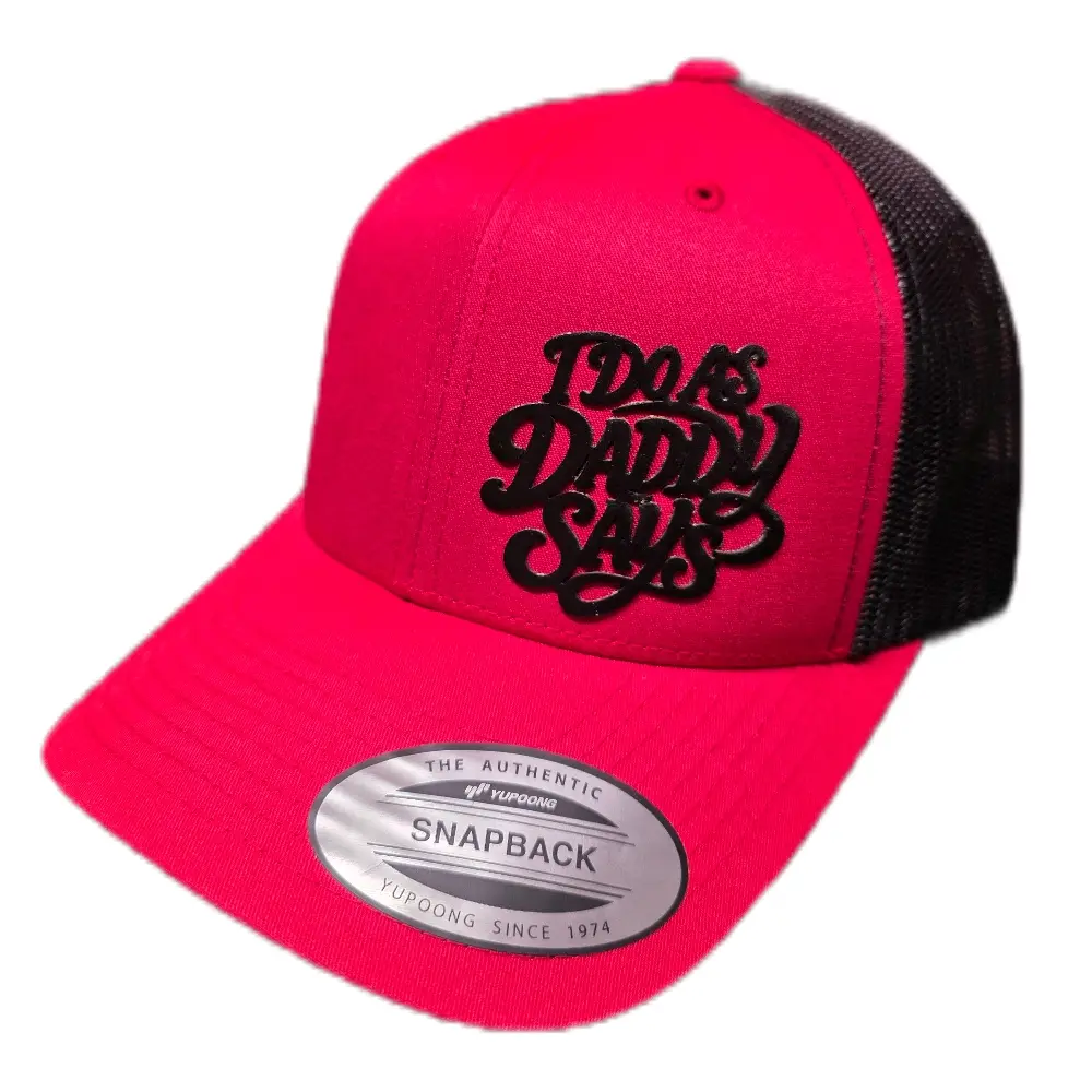 I Do As Daddy Says Hat Premium Streetwear Hat Custom Dad Hat