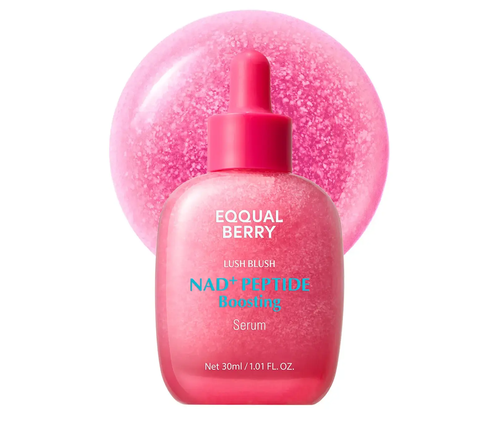 NAD+ Peptide Boosting Face Serum with 5 Ceramides & Vegan Collagen, Daily Anti-Aging Korean Skincare for Firming & Radiant Glow, 1.01oz / 30ml, Apply Daily