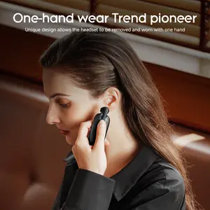 Bluetooth earphones, portable and compact earphones, noise-canceling earphones, X-BOAT+ aluminum alloy TWS earphones - black, silver