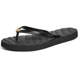 Tory Burch Womens Kira Flip Flops - Perfect Black/Gold - 11 144262-890-11