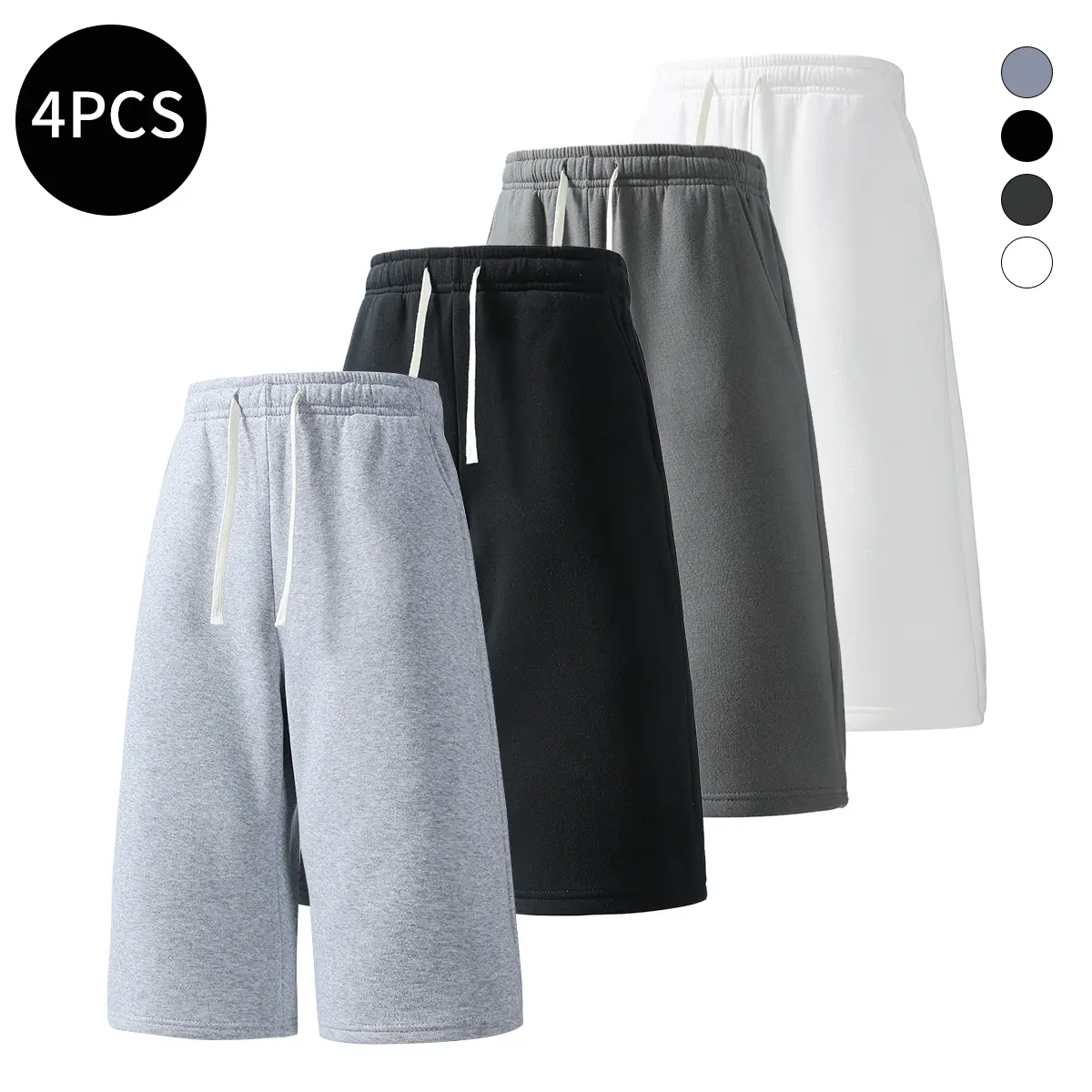 4-pack sports shorts, breathable running exercise, workouts, and everyday casual Seven quarter pants