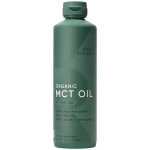 Sports Research Organic MCT Oil - Keto & Vegan MCTs C8, C10, C12 from Coconuts - Non-GMO & Gluten Free - Flavorless Oil - 16 oz