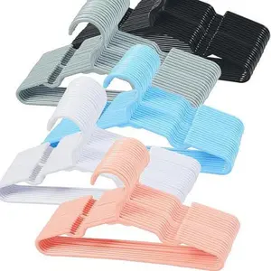 Hosun Home 20 Pack Kids Hangers 11.5 Inch Plastic Baby Hangers for Closet Childrens Hanger for Clothes Infant Hanger for Closet Everyday Standard