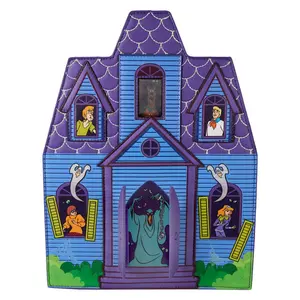 Loungefly Warner Brothers Scooby-Doo Mystery Inc. Haunted Mansion Lenticular Mini Backpack