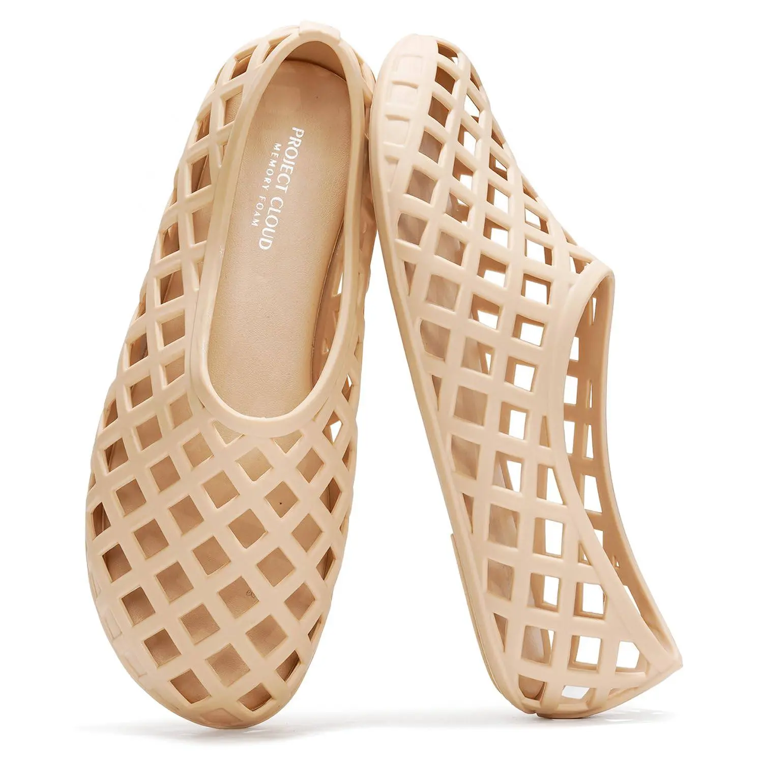 Project Cloud Women's | Waterproof Ballet Flats Shoes for Women | Lightweight | Non-Slip - Jellz Project Cloud Women's | Waterproof Ballet Flats Shoes for Women | Lightweight | Non-Slip - Jellz
