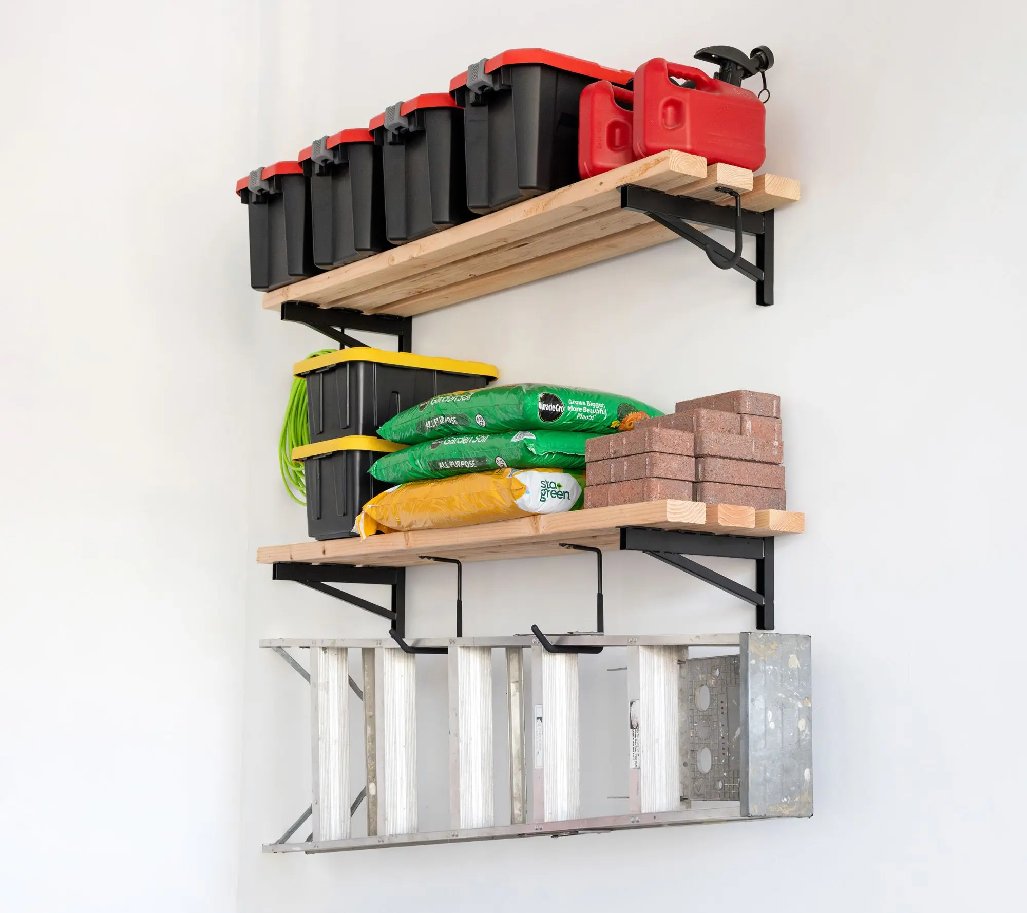 StoreYour 1' x 4' DIY Wall Shelf Brackets-HeavyDuty