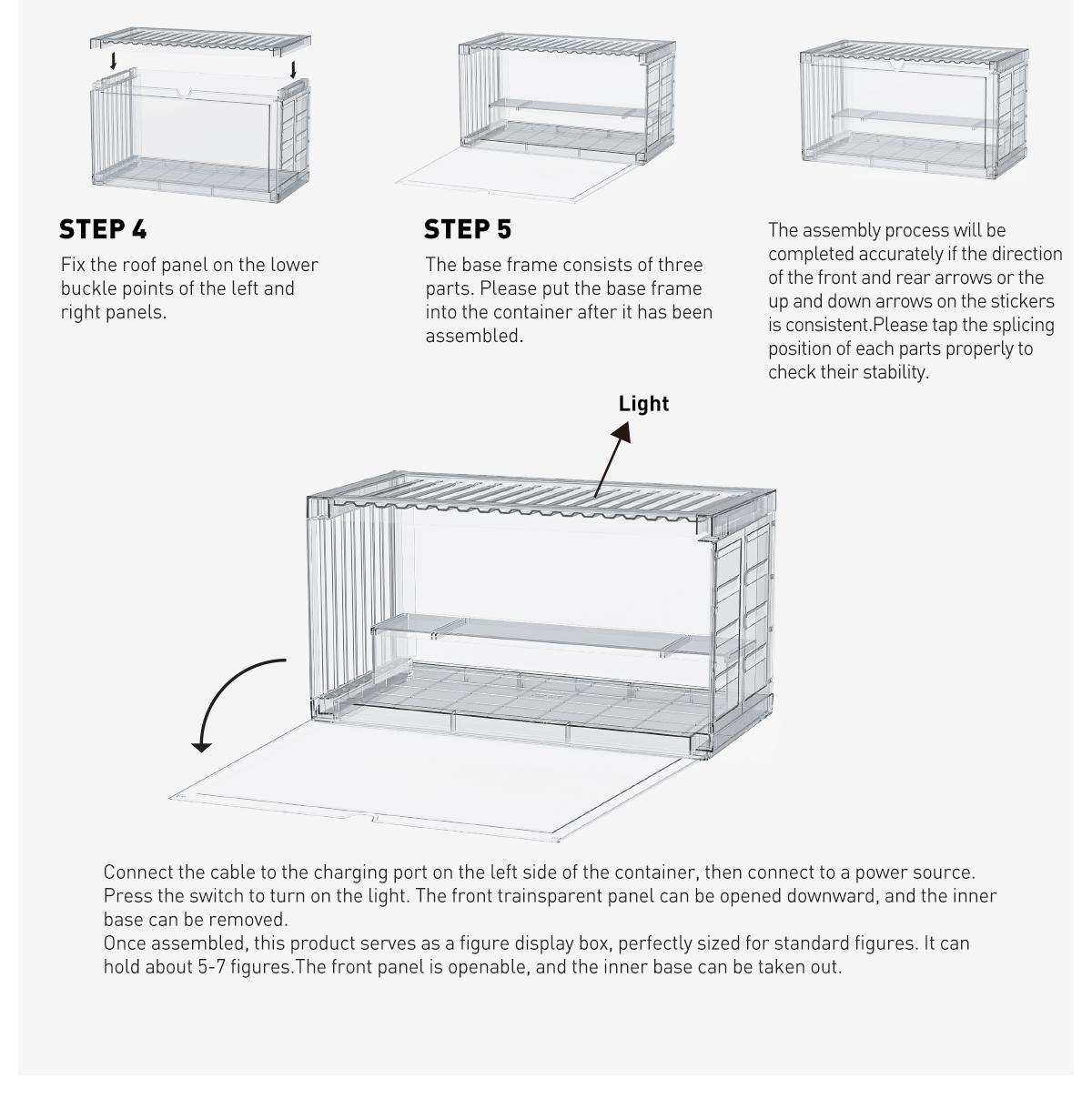 POP MART 100% Assemblable Lighted Display Container