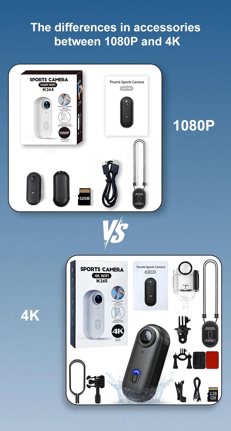 NUISK Thumb Action Camera Waterproof FHD Wearable Pocket Vlogging Camera with Multiple Mounts for Work Cycling Travel Pet Walking Safety Compact Camcorder Portable Photography Camera Gear Anti-Shake TikTokShopSpringGlowUp NUISK Thumb Action Camera Waterproof FHD Wearable Pocket Vlogging Camera with Multiple Mounts for Work Cycling Travel Pet Walking Safety Compact Camcorder Portable Photography Camera Gear Anti-Shake TikTokShopSpringGlowUp