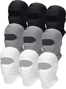 9Pcs Ski Mask for Men Full Face Cover UV Sun Protection Cooling Balaclava Neck Gaiter Clothing Scarf Bandana for Cycling, Running, Camping, Hiking, Fishing, Climbing