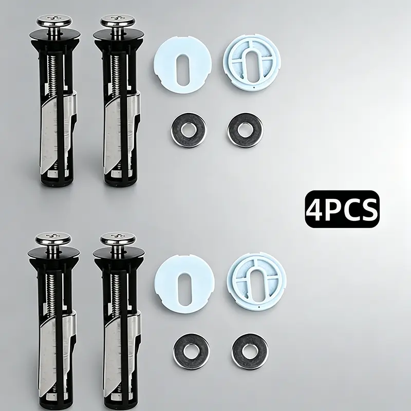 Universal Toilet Seat Threaded Bolt & Screw Kit - Quick-Release Speeds Repairs, Easy-Install Replacement Parts, Wear-Resistant Plumbing Accessory for Old Toilet Fix & Renovation