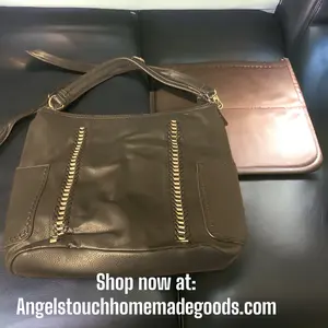 32. Black Leather Purse Bag