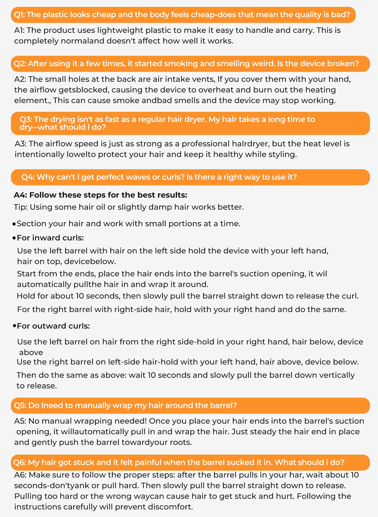 ATOPSKINS 5-in-1 Air Styler,The Industry Basic :Soft Airflow & Ultra-Lightweight(The attachments are made of plastic）, Zero Heat Damage (203°F) for Non-Aggressive Styling Includes 1 Hair Dryer 2 Hot Air Curlers Gift Black Blue  diffuser curly hair Brush