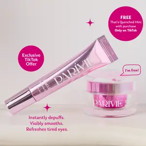 Instantly Depuff & Brighten Tired Eyes – Cooling Metal Tip | That’s Cool Quinoa Peptide Eye Cream + FREE Quenched Mini