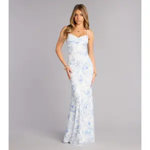 Genevieve Floral Mermaid Formal Dress