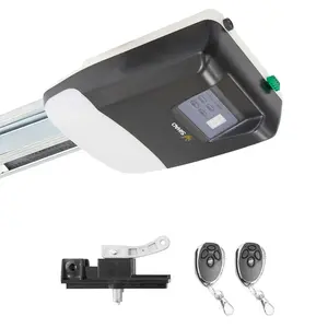 Heavy-Duty 800N Chain Drive Garage Door Opener with 10.83ft Track, 2 Remotes, Wall Switch, Auto Reverse & Low Voltage Protection for Single Car Garages