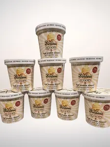 Sinless Scoops Hight Protein Ice Cream Indulgence Collection (8 Pack) Butter Pecan, Cookies N Cream , Cookie Dough, PB Cup, Rocky Road, Strawberry, Savannah Praline, and Chocolate