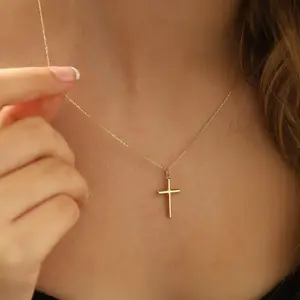 Turandoss Cross Necklace for Women – Minimalist Jewelry Gift