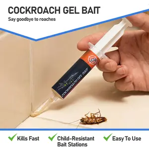 Cockroach bait gel for flukes bait gel for flukes and special bait for living room interior