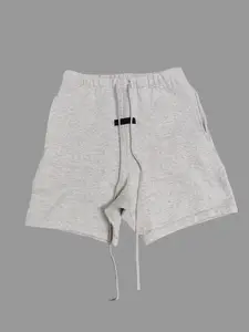 2022 Newfashion Sweatshort Light Gray Color Menswear Unisex Oversized Heavyweight Design Athletic Perfect for Casual Outings