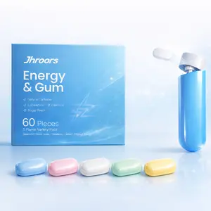 Energy mint with Push Dispenser –Caffeine Mints for Energy & Focus - Sugar-Free with L theanine, Caffeine, Vitamin B12 & Vitamin B6 - Peppermint Flavor