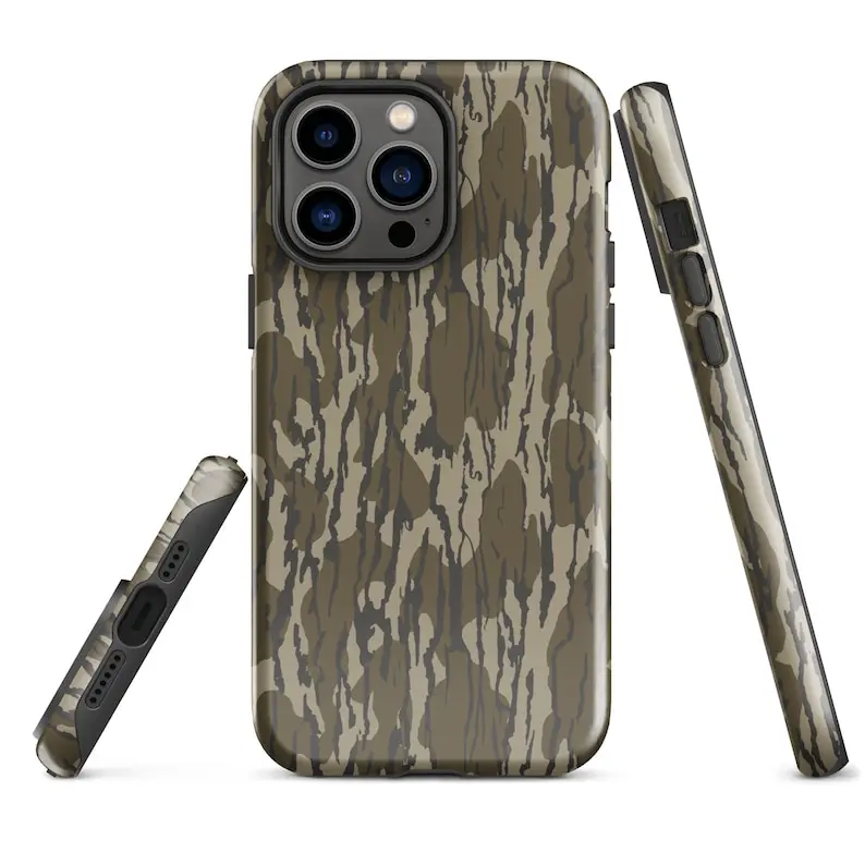 Camo Tough Case for iPhone Mossy Oak Bottomland, Bottomland phone case camo for iPhone 15Pro, 14, 13, iphone 12, 11, Pro Max, Plus Accessories Protection camo phonecase Aesthetic Screen Protector