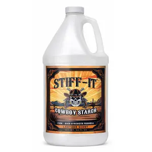 Stiff-it Cowboy Starch for Crisp and Clean Denim - Leather Scent Stiff-it Cowboy Starch for Crisp and Clean Denim - Leather Scent