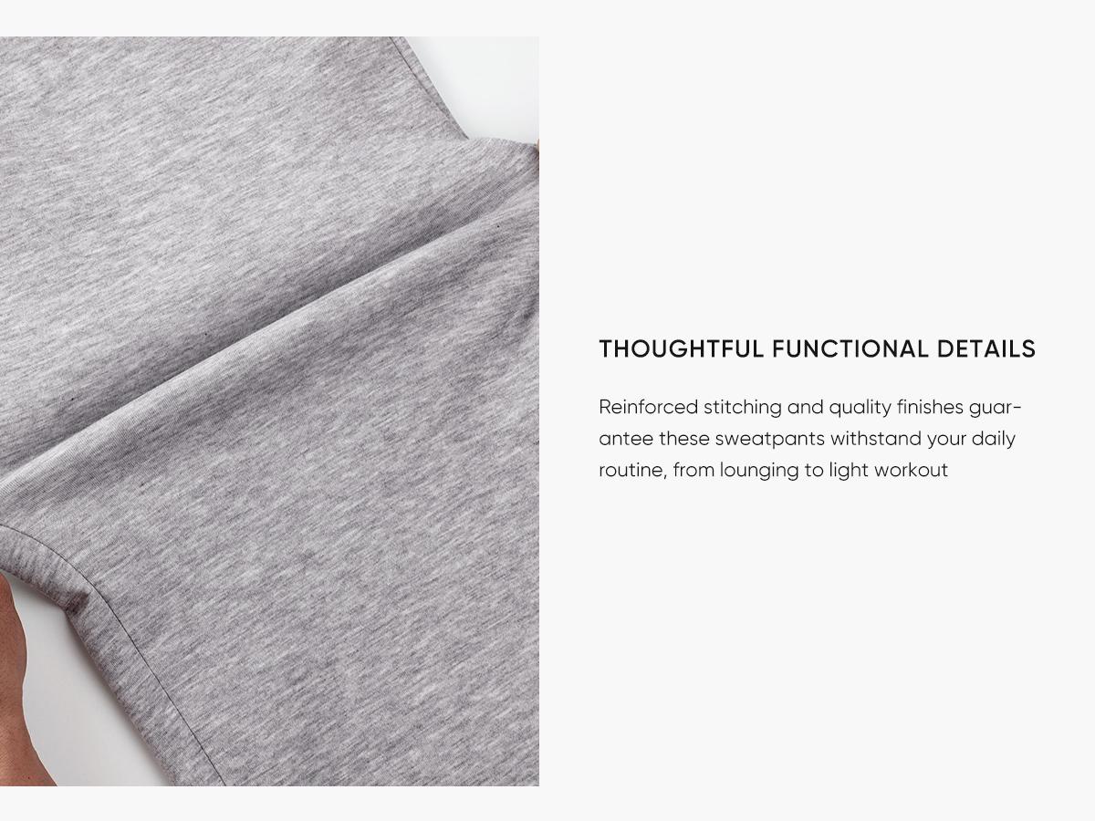 JMIERR Men's Casual Baggy Pants Wide Leg Lounge Travel Pants with Pockets