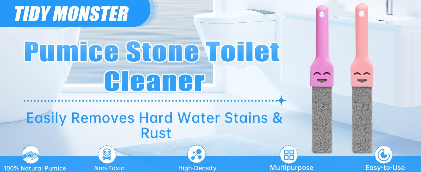 15-piece toilet grinding stone set| Long-handled brush, suitable for hard water stains, tiles, and pool cleaning