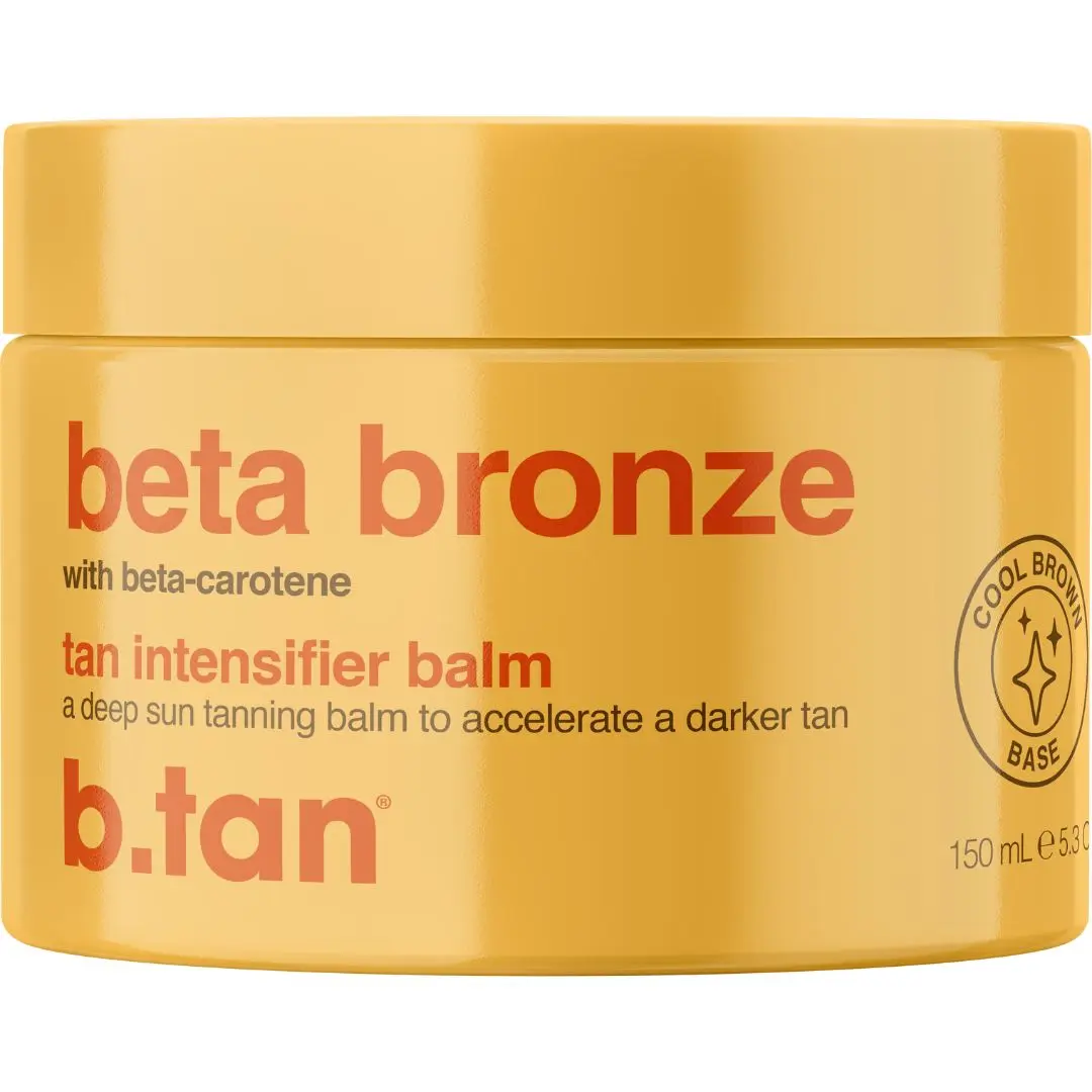 b.tan NEW Bronzing Intensive Tanning Gel | Beta Bronze - Carotene Sun Tan Accelerator Gel Balm to Oil Format, Dark, Fast Sun Tan, Non Greasy, Water Resistant, Outdoor Tanning, Beta Carotene, Vitamin A, Carotene Gel, Tinted, No Orange Tones, Natural Bronze