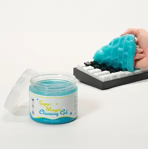 PRIMEMER Car Cleaning Gel Putty – Universal Car Interior Dust Cleaner Slime for Vents, Dash, Console & Cup Holders – Auto Detailing Cleaning Kit for Crevices, Buttons, Screens – Gifts for Men & Women