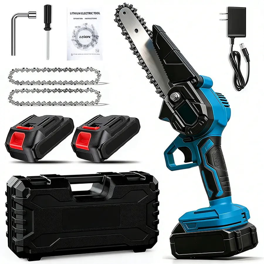 6" Brushless Mini Chainsaw,Cordless Portable Electric Saw,2000mAh Battery,Pruning & Gardening | Great Gift for Women & Seniors#summerfinds