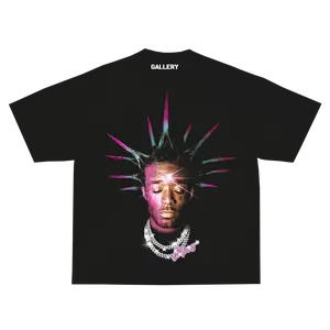 Lil Uzi Inspired Vintage Graphic T-shirt Heavy Cotton 90s Big Face Hiphop Vibes Oversized Fit 100% U.S. Cotton Tee - Menswear