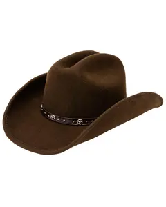 Cody James Unisex Crushable Felt Cowboy Hat - Bbcjdf166-Brn