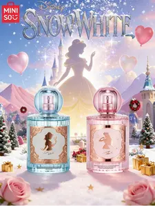 MINISO Disney Snow White Perfume 50ml Eau de Parfum Floral Fruital LYCHEE ROSE Amber Clean Vegan Cruelty Free Fragrance for Everyday Use