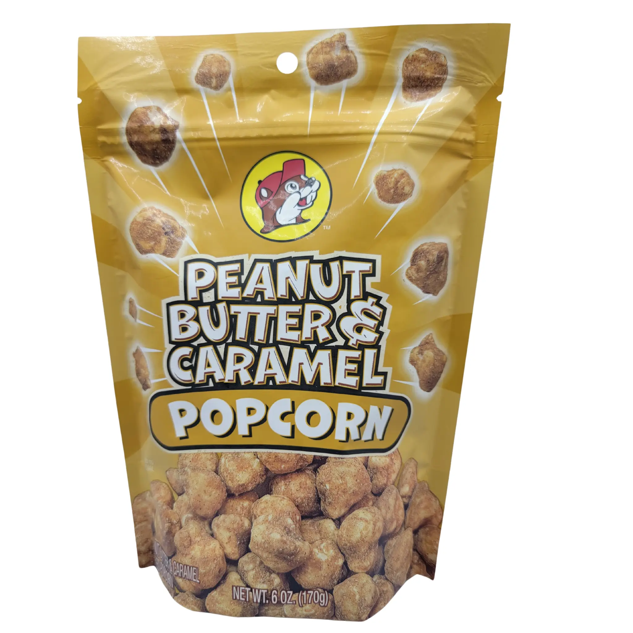 Buc-ee's Peanut Butter & Caramel Popcorn- 3 Flavors To Pick From: Original, Cinnamon and Maple, Crispy, Crunchy Popcorn Snack gourmet popcorn Food
