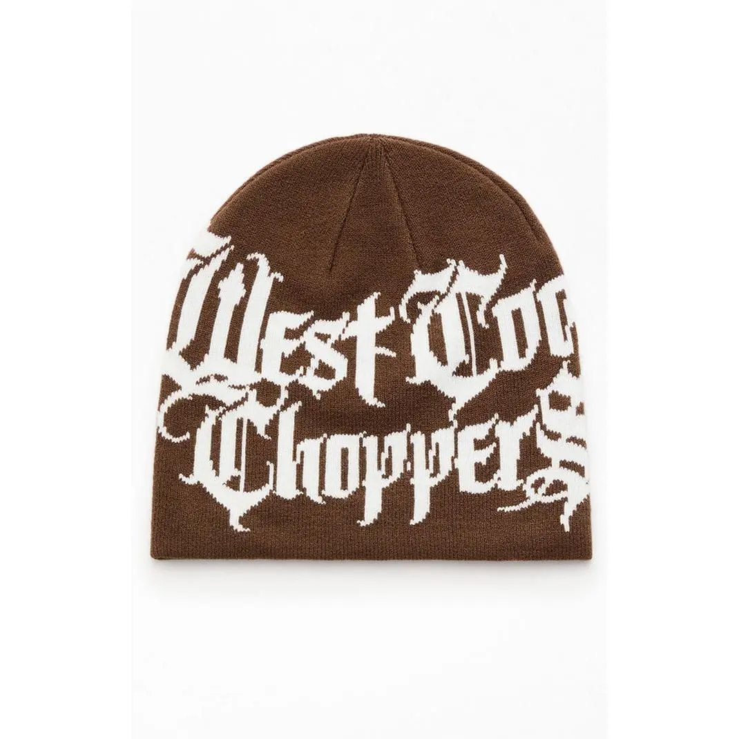 West Coast Choppers Men's Gothic Skullcap Beanie
