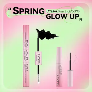 [Upgrade New] uCoolMe Lashes 2In1 Bond & Seal Waterproof Glue For Lashes Cluster Strong Hold For Beginner Friend Makeup Glue & Remover Spring Glow-Up