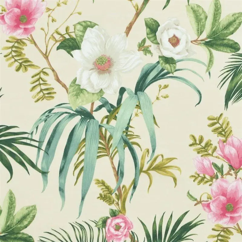 Designer Floral Fabric |Spring Vintage Flowers—100% Poly, 52" Wide