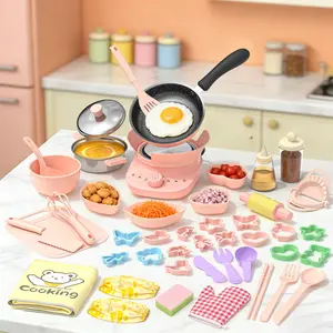 45-Piece Kids Cooking Set | Real Mini Kitchen Toy for Boys & Girls | Fun Educational Holiday Gift