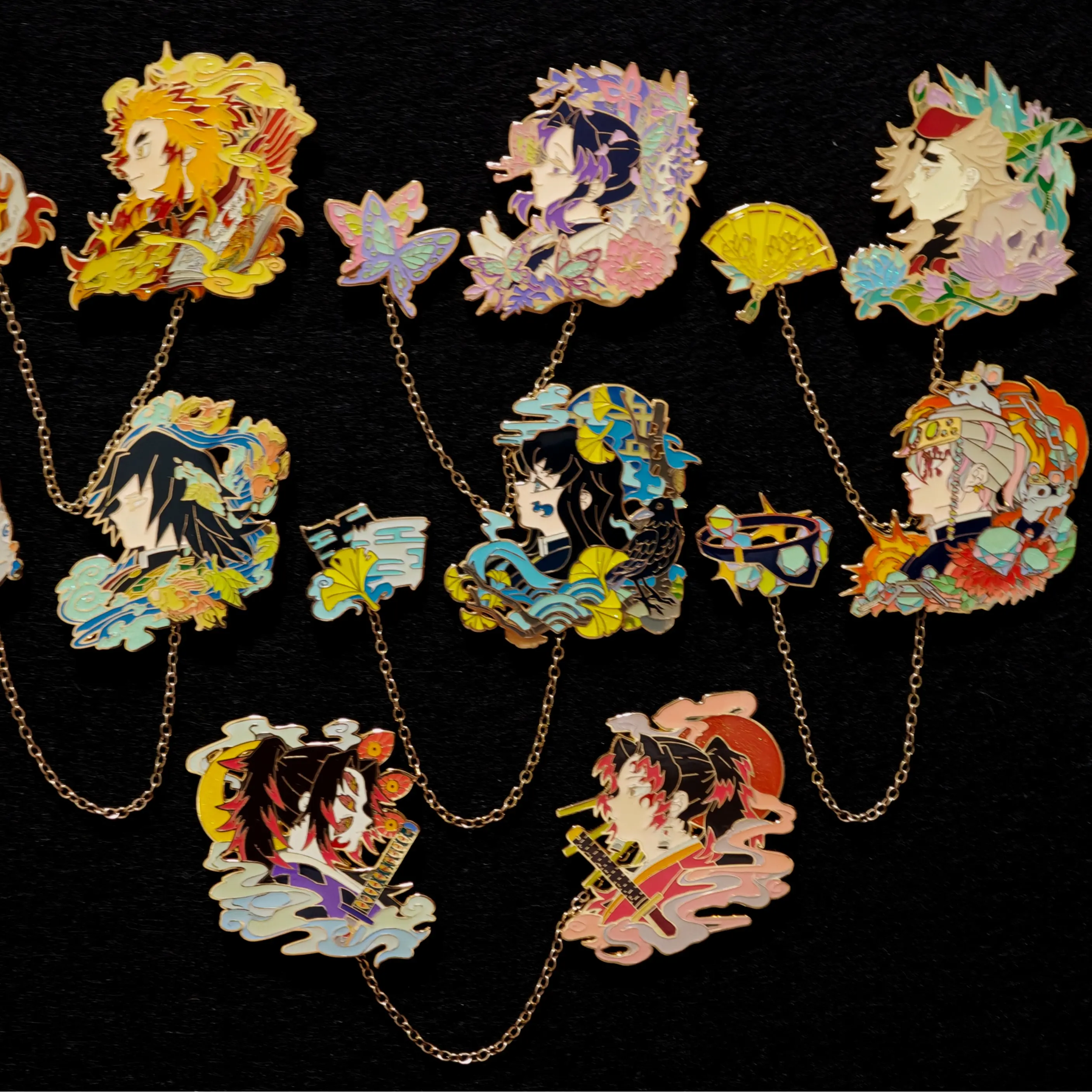 Unisex Exquisite Japanese Anime Premium Metal Brooch Pins - Collectible, Durable Anti-Rust Metal Pins for Figure Decoration, Long Wear for Daily Use, Exclusive Checkout Link [11-30], Collectible Pins, Exquisite Brooch