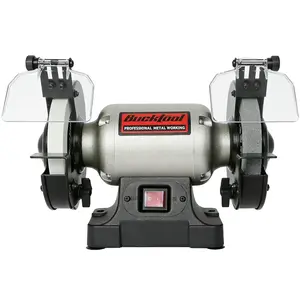 BUCKTOOL 6-Inch 1/3HP Low-Speed Bench Grinder, High Precision Wobble-free Wheel Grinder, TLG-150S