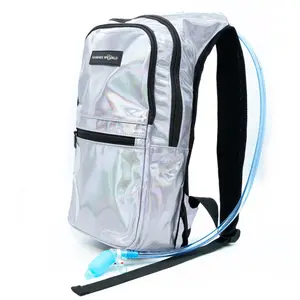 Silver Holographic Hydration Pack