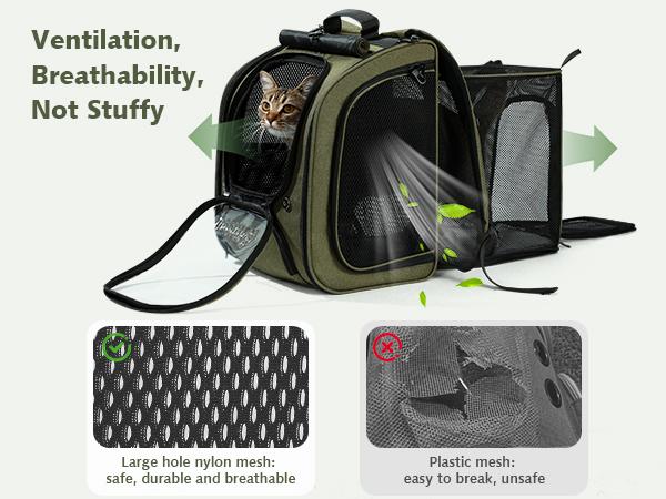 Pecute Space Capsule Pet Backpack Animal Carrier - Expandable Large Capacity, Breathable, UV-Protective for Cats and Puppies Pecute Space Capsule Pet Backpack Animal Carrier - Expandable Large Capacity, Breathable, UV-Protective for Cats and Puppies