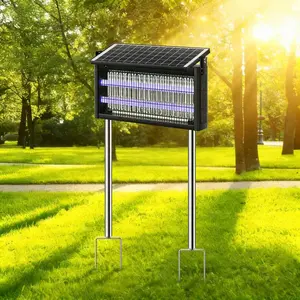 mosquito terminator The new solar outdoor mosquito-killing lamp saves electricity and worry-free. It can be protected at any time in the countryside, courtyards, camping, fishing, and picnics. The most romantic gift to protect your family