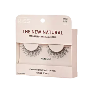 KISS The New Natural Full Strip False Eyelashes - White Shirt Style