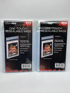 Ultra Pro One-Touch Resealable Bags 2 Packs of 100, 200 Total Bags