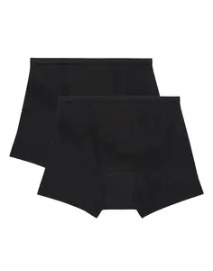 Hanes Comfort, Period. Women's Boxer Brief Underwear, Super Leaks, 2-Pack