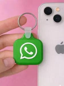 WhatsApp Tap & Connect NFC Keychain  | Link Your Business or Socials Instantly