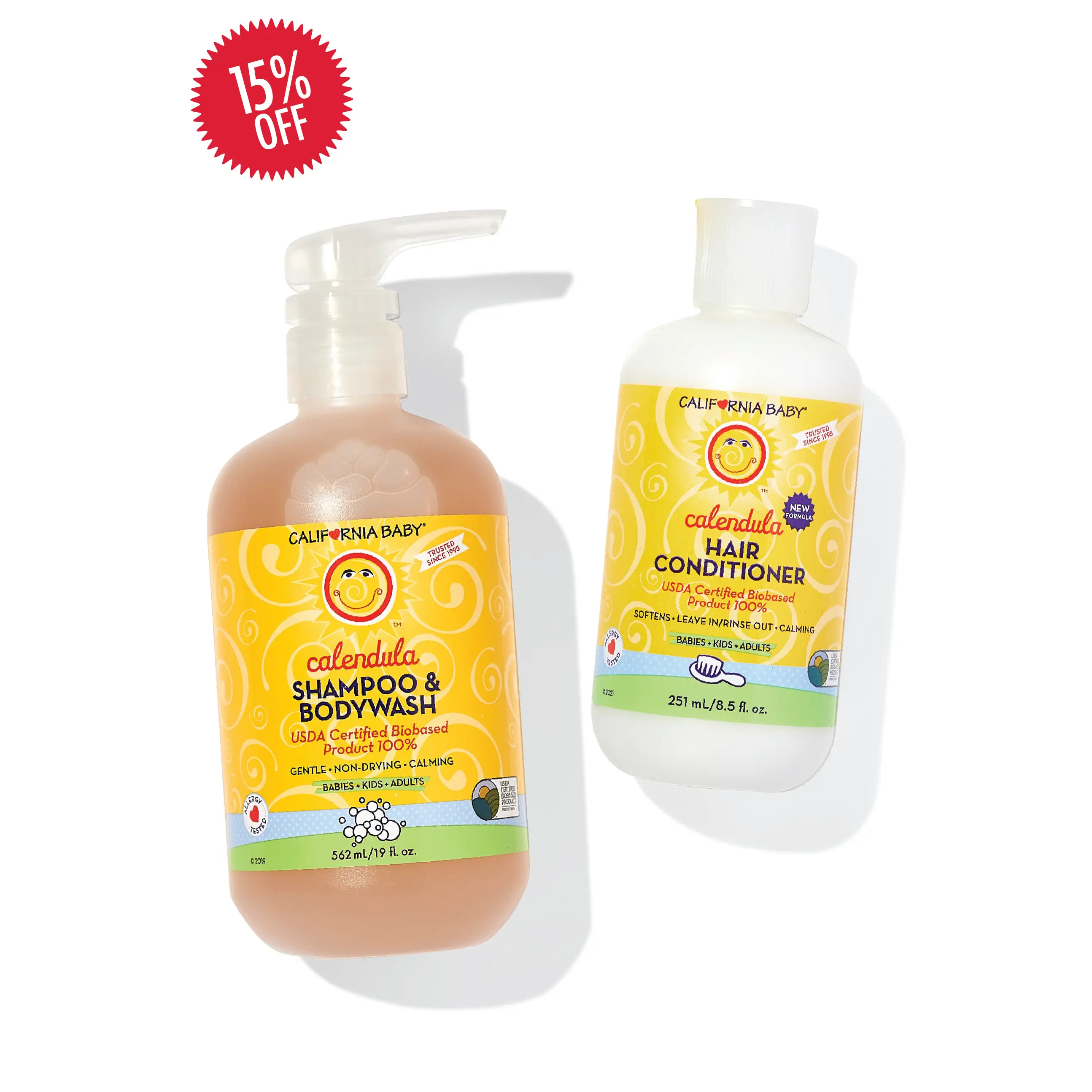 Calendula™ Shampoo + Conditioner Bundle