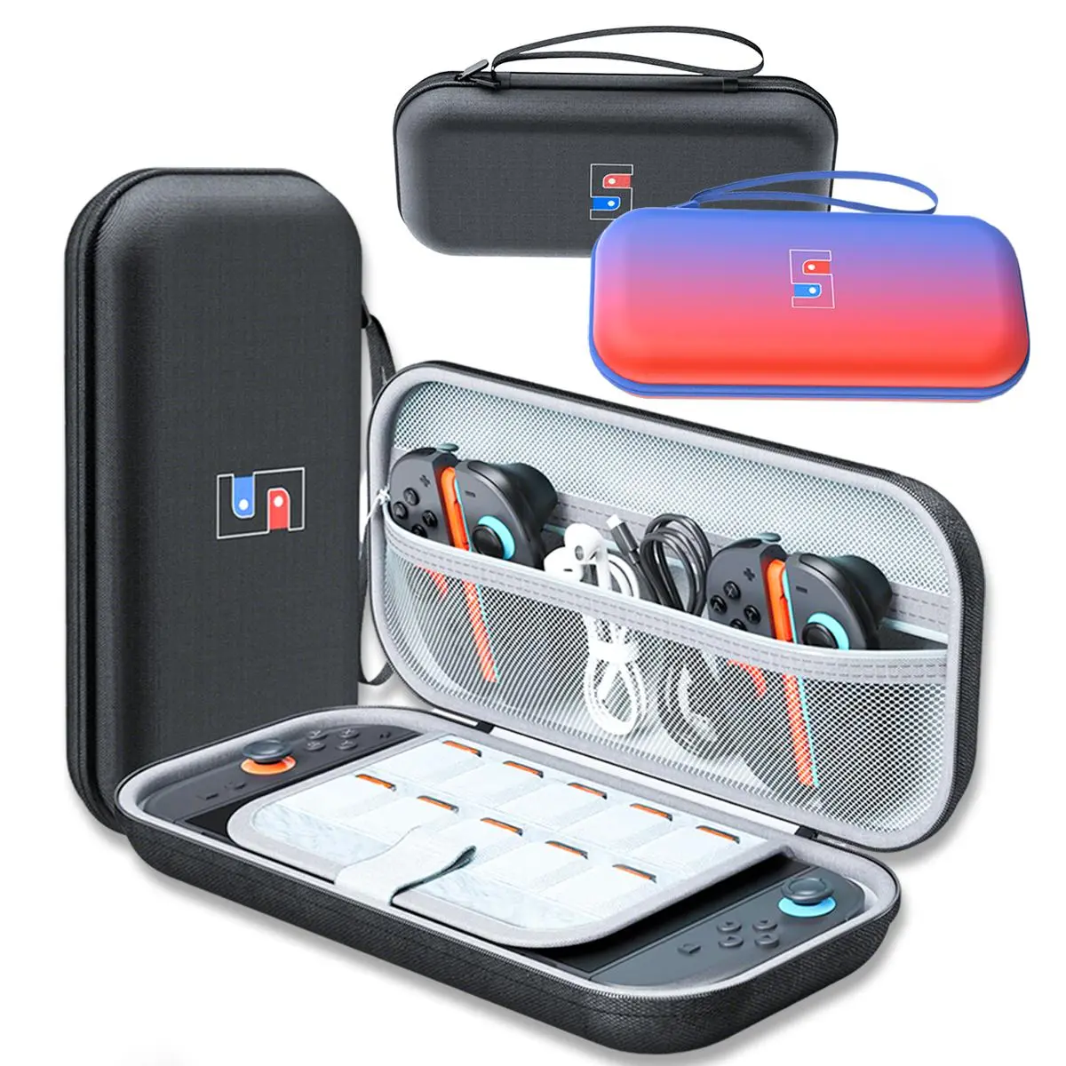 MEKO Carrying Case for Nintendo Switch 2,Portable Travel Case, Protective Hard Shell Pouch Storage Bag with Mesh Pocket for Nintendo Switch Game Accessories